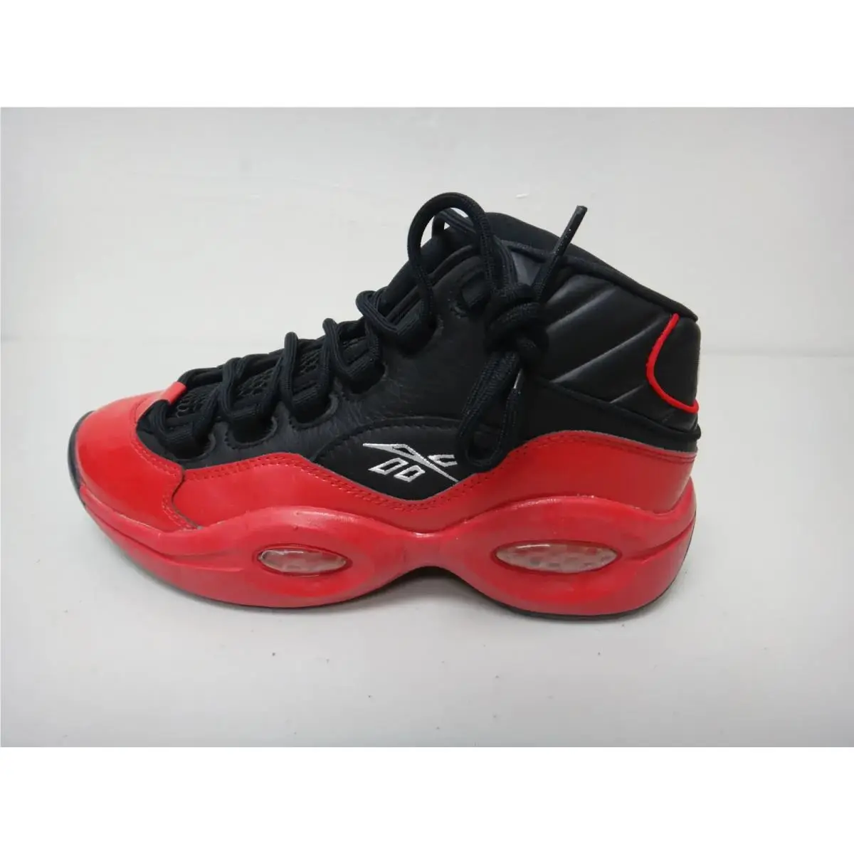 Reebok shoes - Question Mid - Question Mid - Black and Red 5