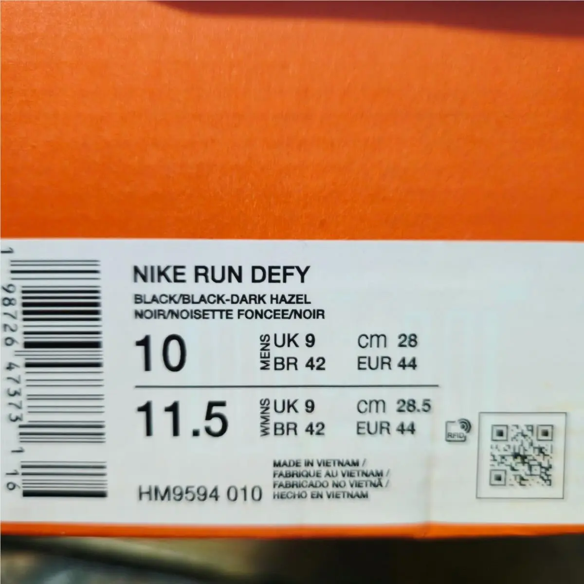 Nike shoes - Nike Run Defy - Run Defy - HM9594-010 - Black 7