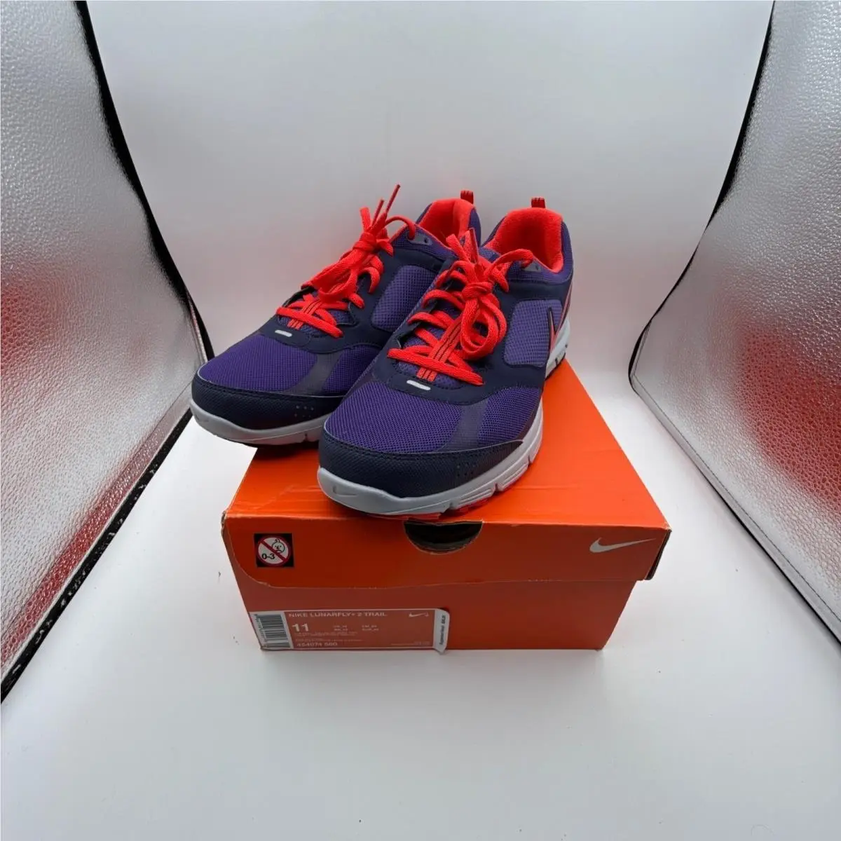 Nike Lunarfly + 2 Trail Mens Shoes Size 11 Purple Red 454074 560