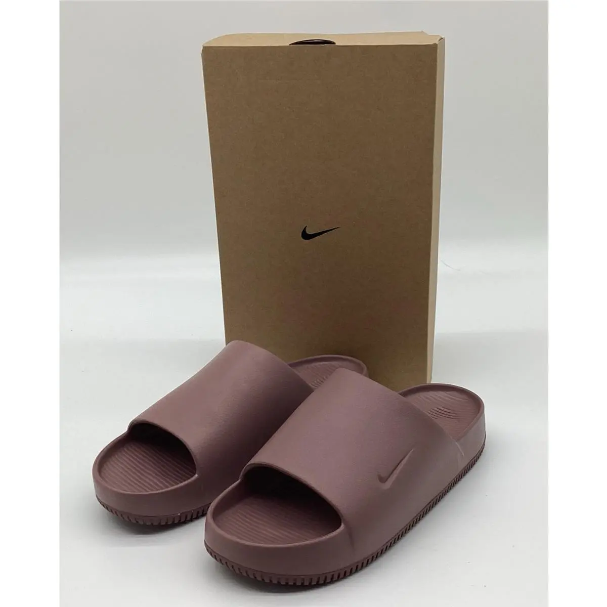 Nike Calm Slide Smokey Mauve Sandals Slip On Women Size 11 Men 10 DX4816 201