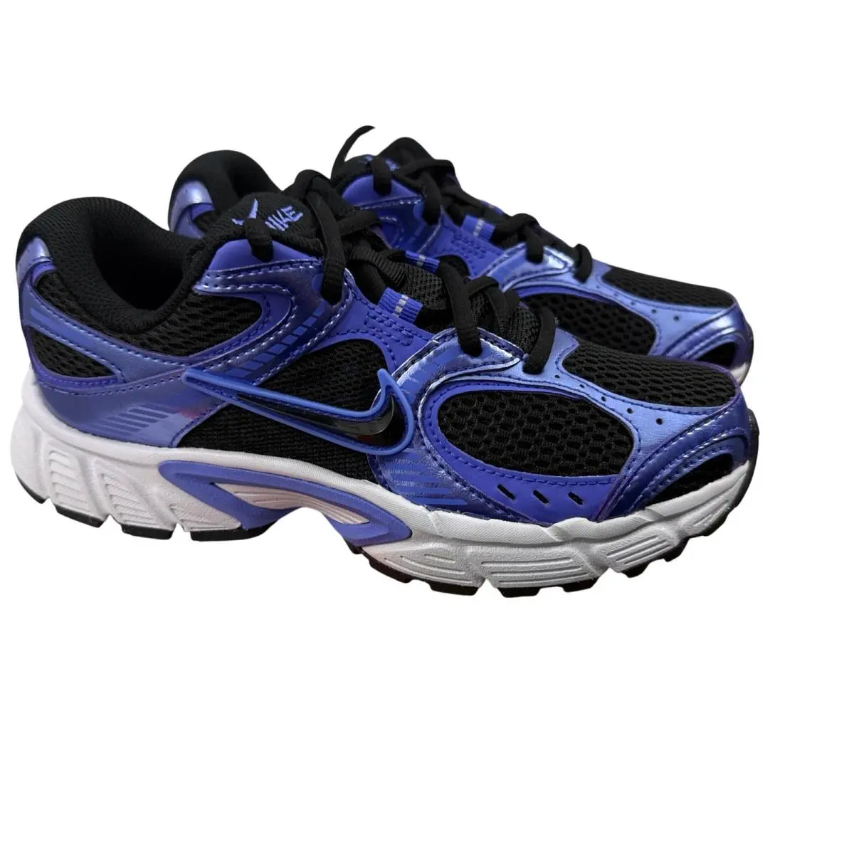 Nike V5 Rnr Running Shoes Womens 5.5 Black Sapphire Blue Metallic HQ7901-003