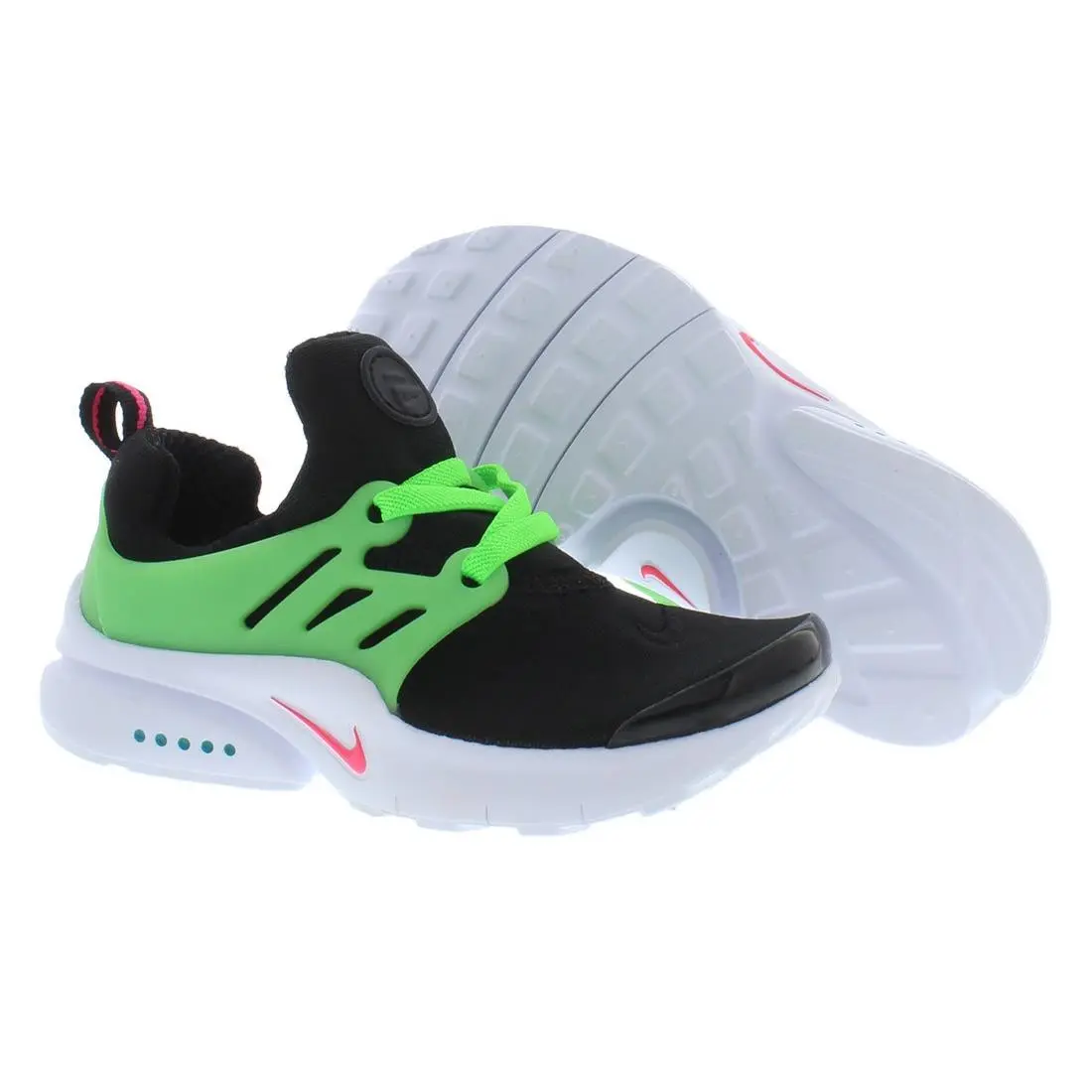 Little Presto Baby Boys Shoes Size 5 Color: Black/green by Nike