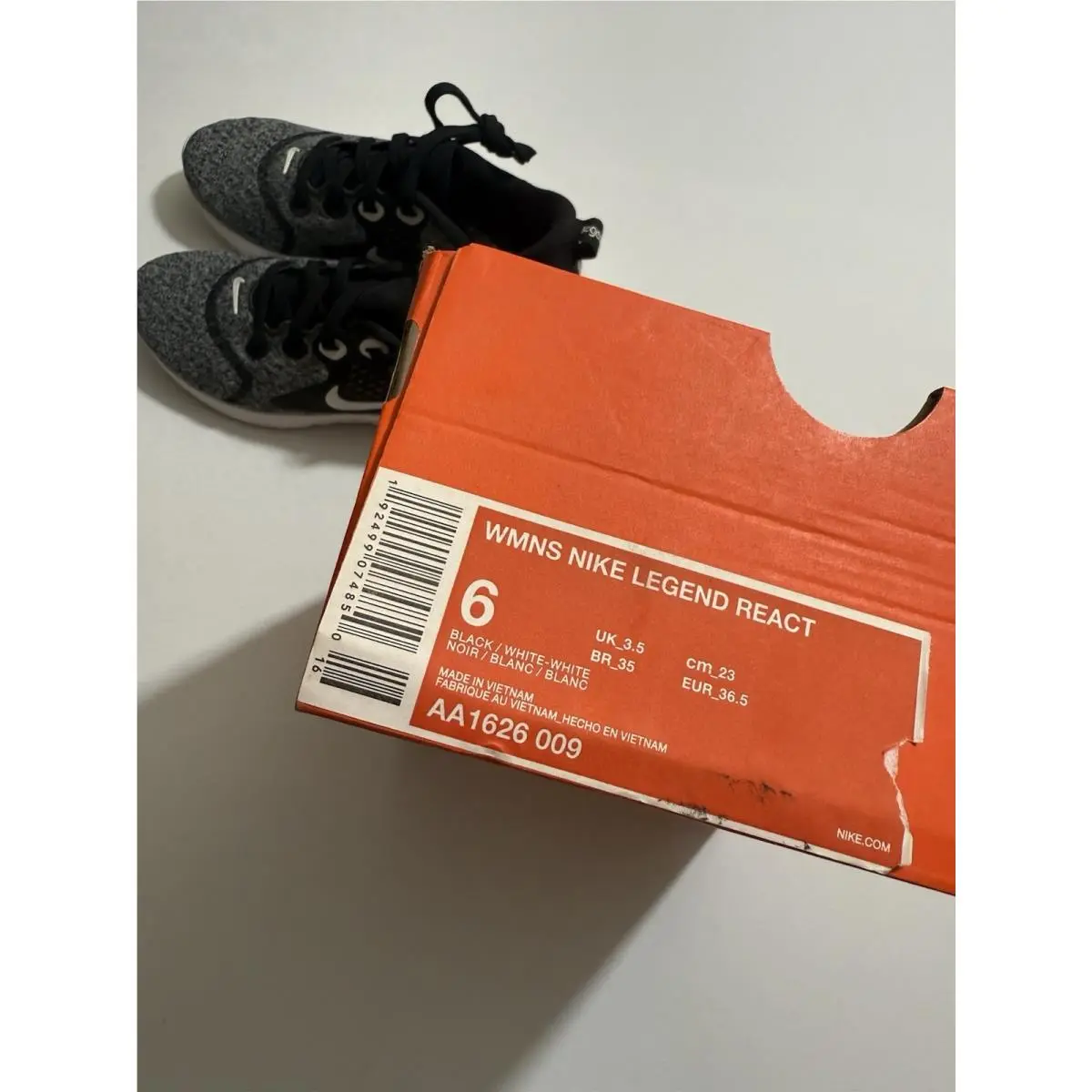 Nike shoes - Nike Legend - Legend - AA1626 009 - White (UPC: 0192499074850) 8
