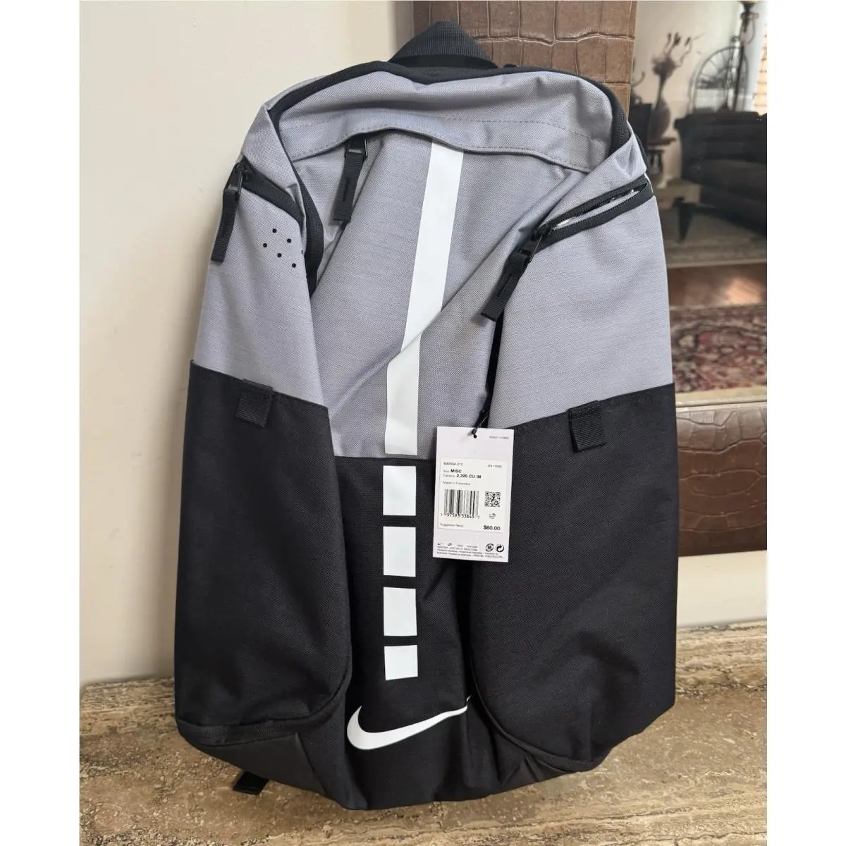 Hoops Elite Pro Backpack Gym Bag BA5554-012 Basketball Black Gray by Nike