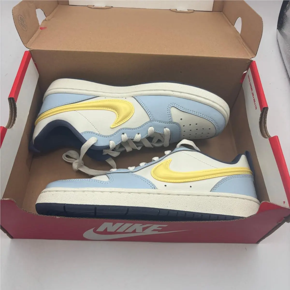 Nike shoes - Court Borough Low Recraft (GS) - Yellow 5