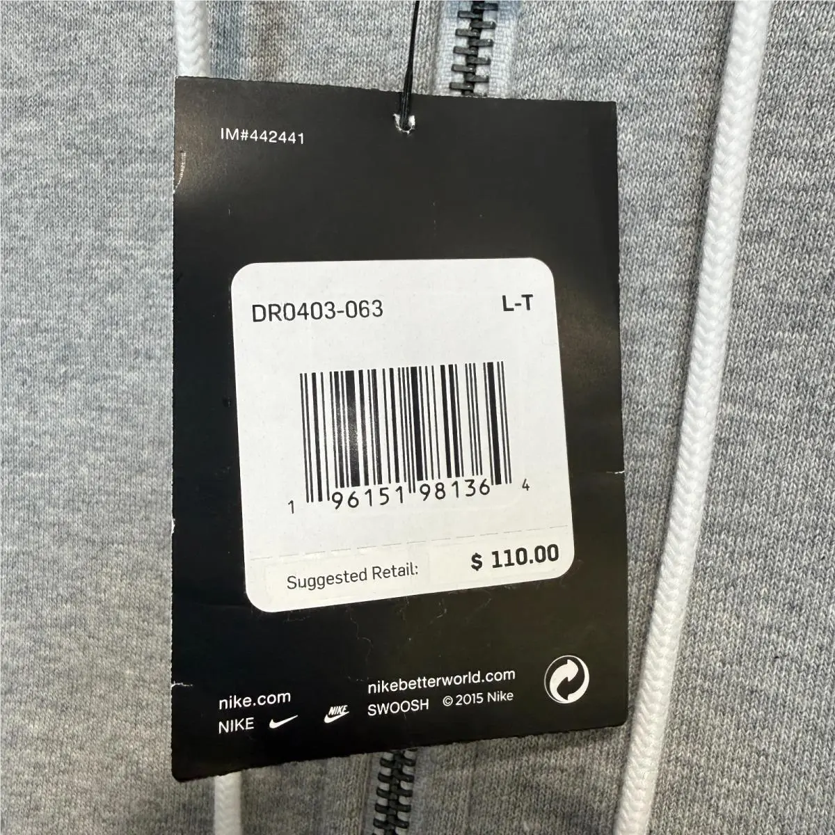 Nike clothing - DR0403-063 - DR0403-063 - Gray 2