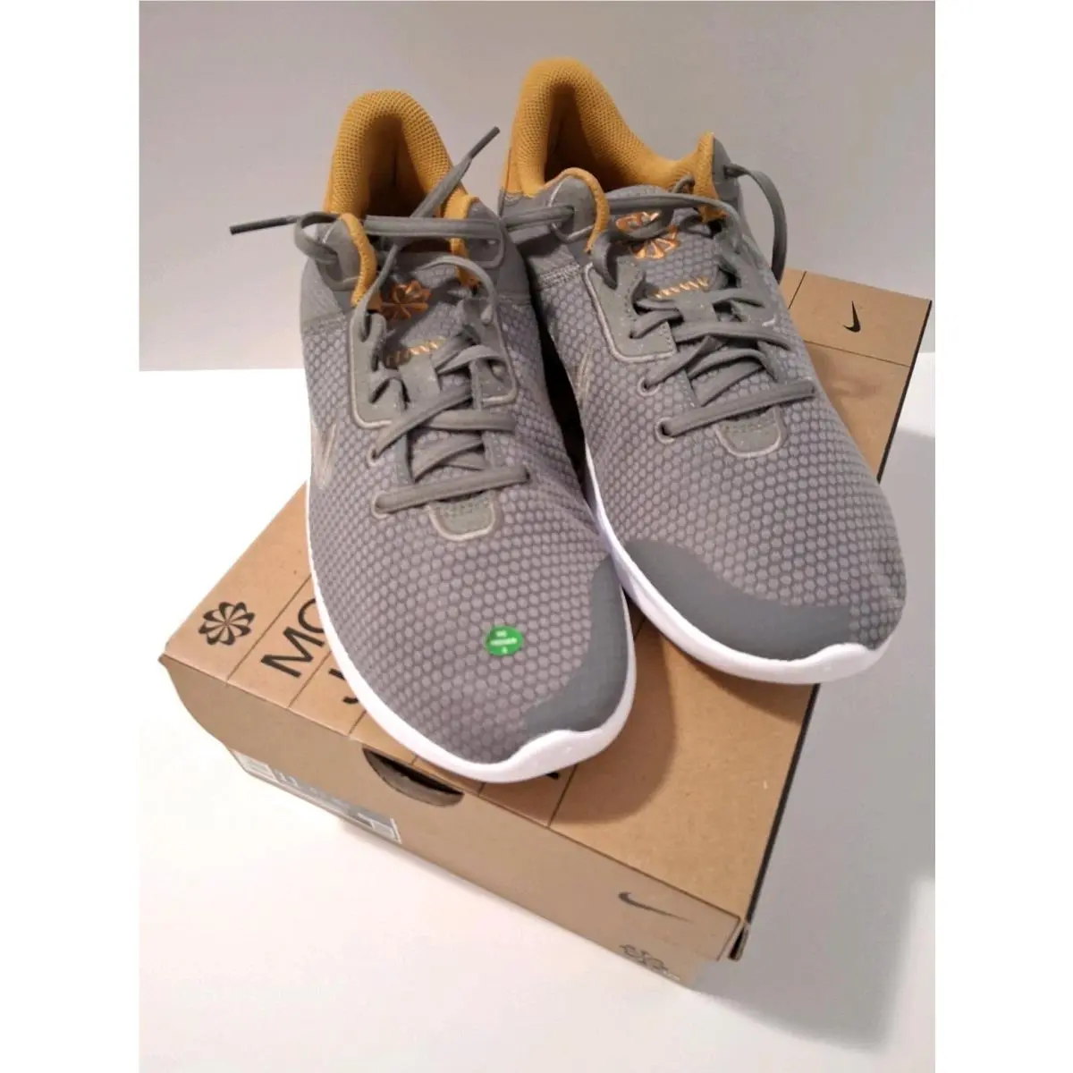 Nike shoes - Nike Flex Experience - Flex Experience - DD9284 009 - Flat Pewter / Gold Suede / White / Metallic Pewter 0
