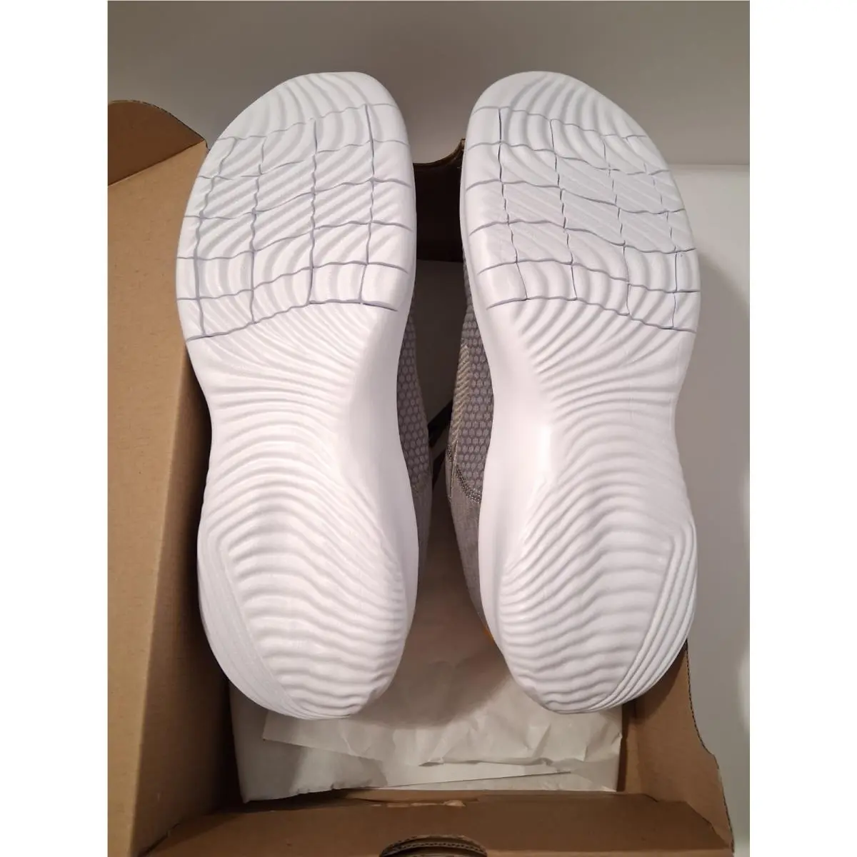 Nike shoes - Nike Flex Experience - Flex Experience - DD9284 009 - Flat Pewter / Gold Suede / White / Metallic Pewter 1