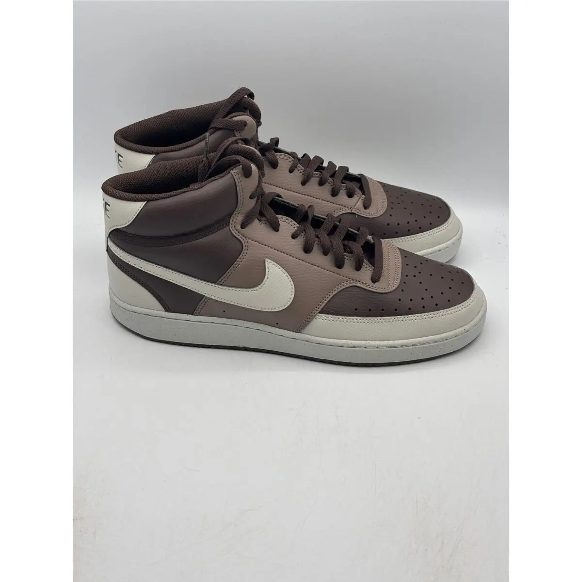 Nike Court Vision Mid NN Mens 12 Brown Light Bone Retro Basketball DN3577-200