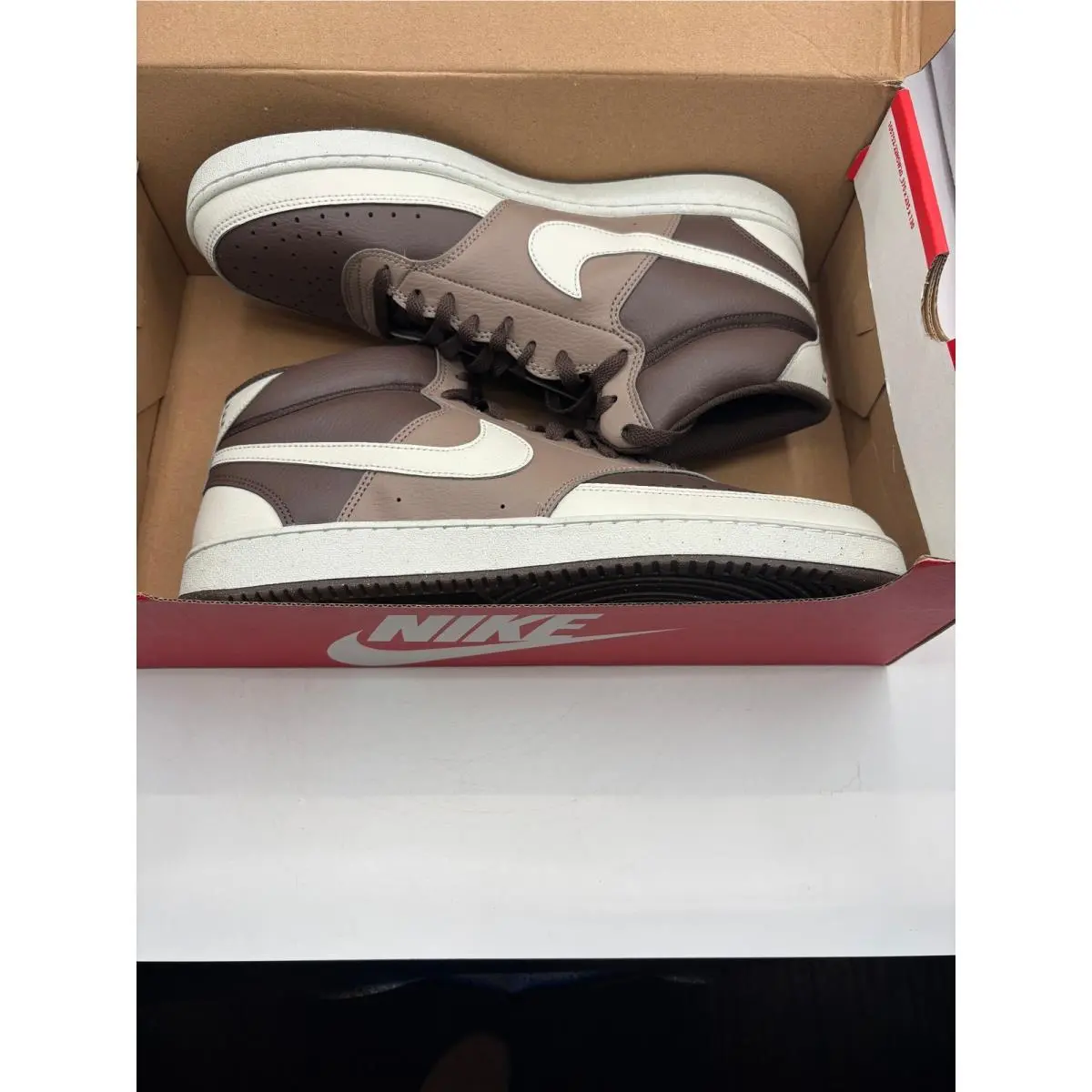 Nike shoes - Nike Court Vision Mid NN - Brown 5