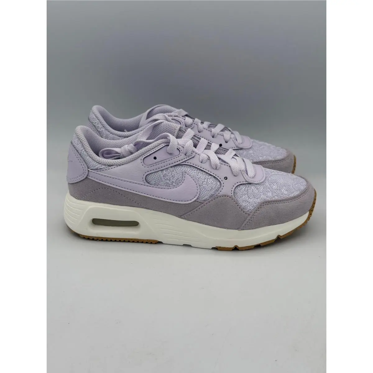 Nike Air Max SC Shoes Womens 6 Barely Grape Purple Suede Leather HJ6002 500