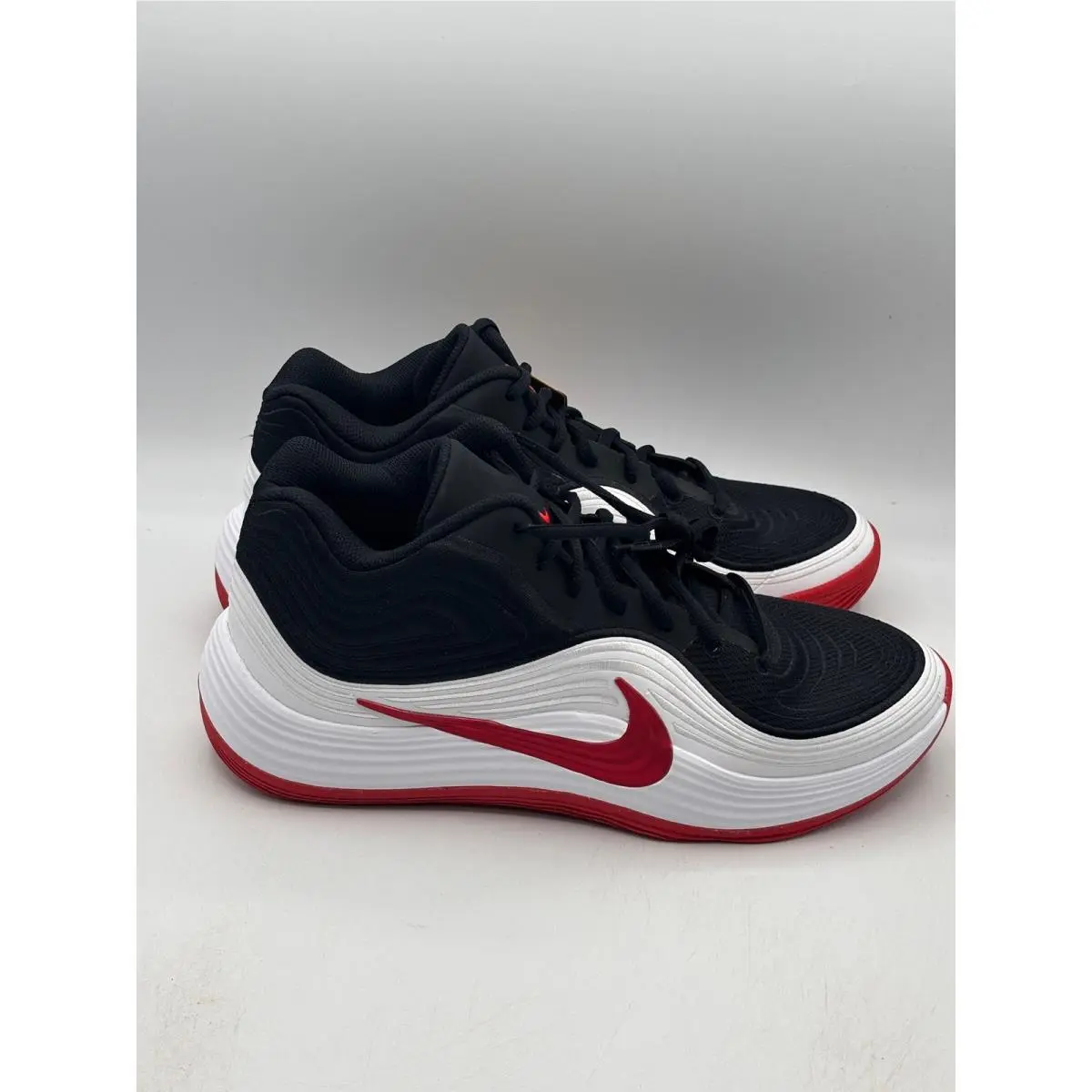 Nike Precision 8 Mid Mens 11.5 Black University Red White Basketball IH1105-003