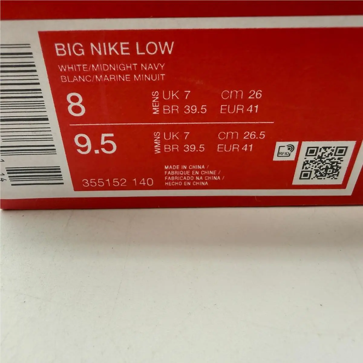 Nike shoes - Big Nike Low - Big Low - White 0