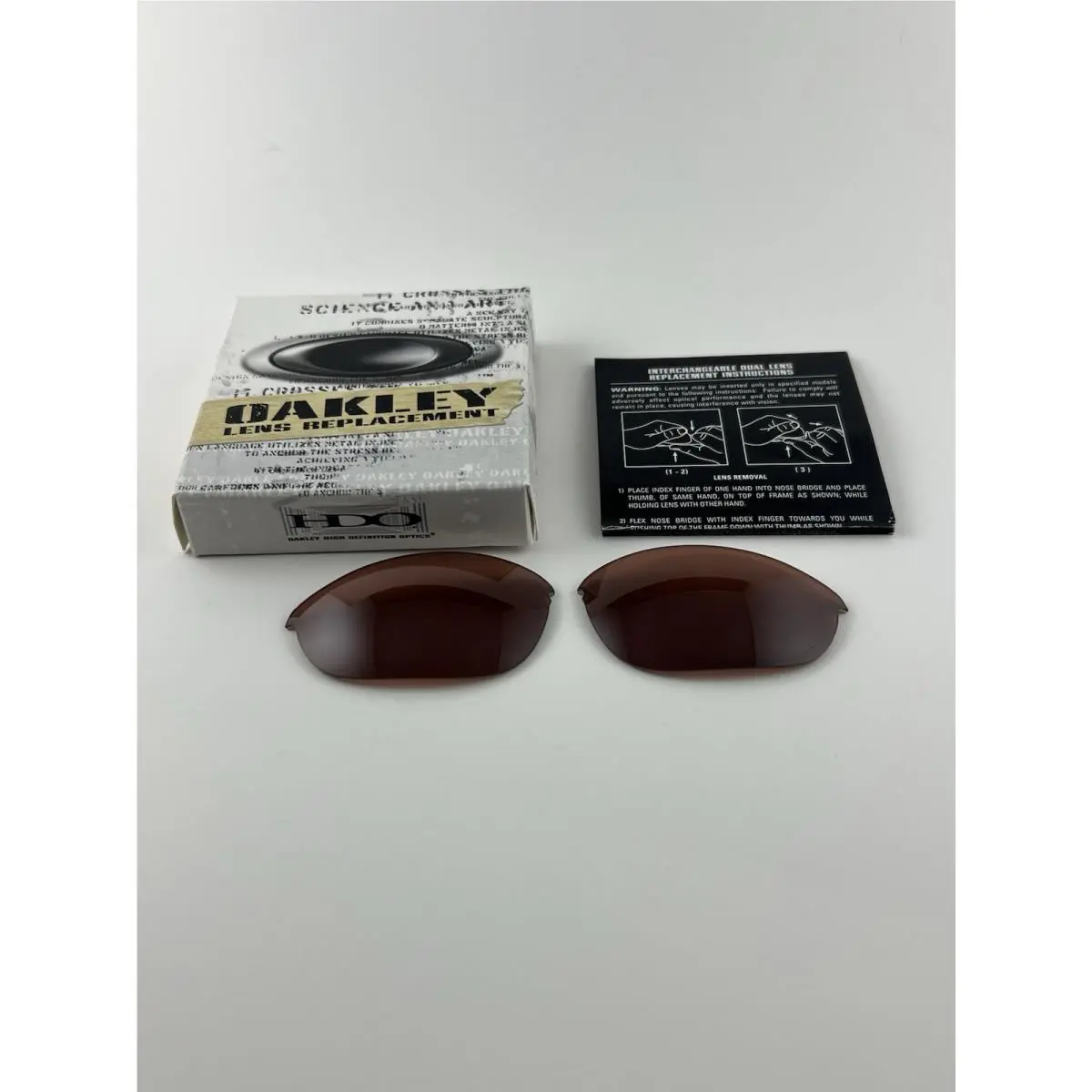 Half Jacket 1.0 VR28 Polarized Replacement Lenses+box 13-436 Rare by Oakley