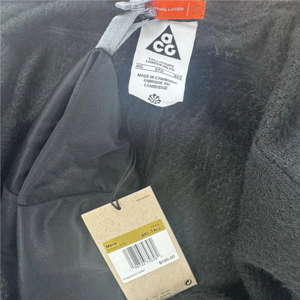 Nike clothing - ACG - ACG - IH1451010 - Black (UPC: 0198726756582) 6