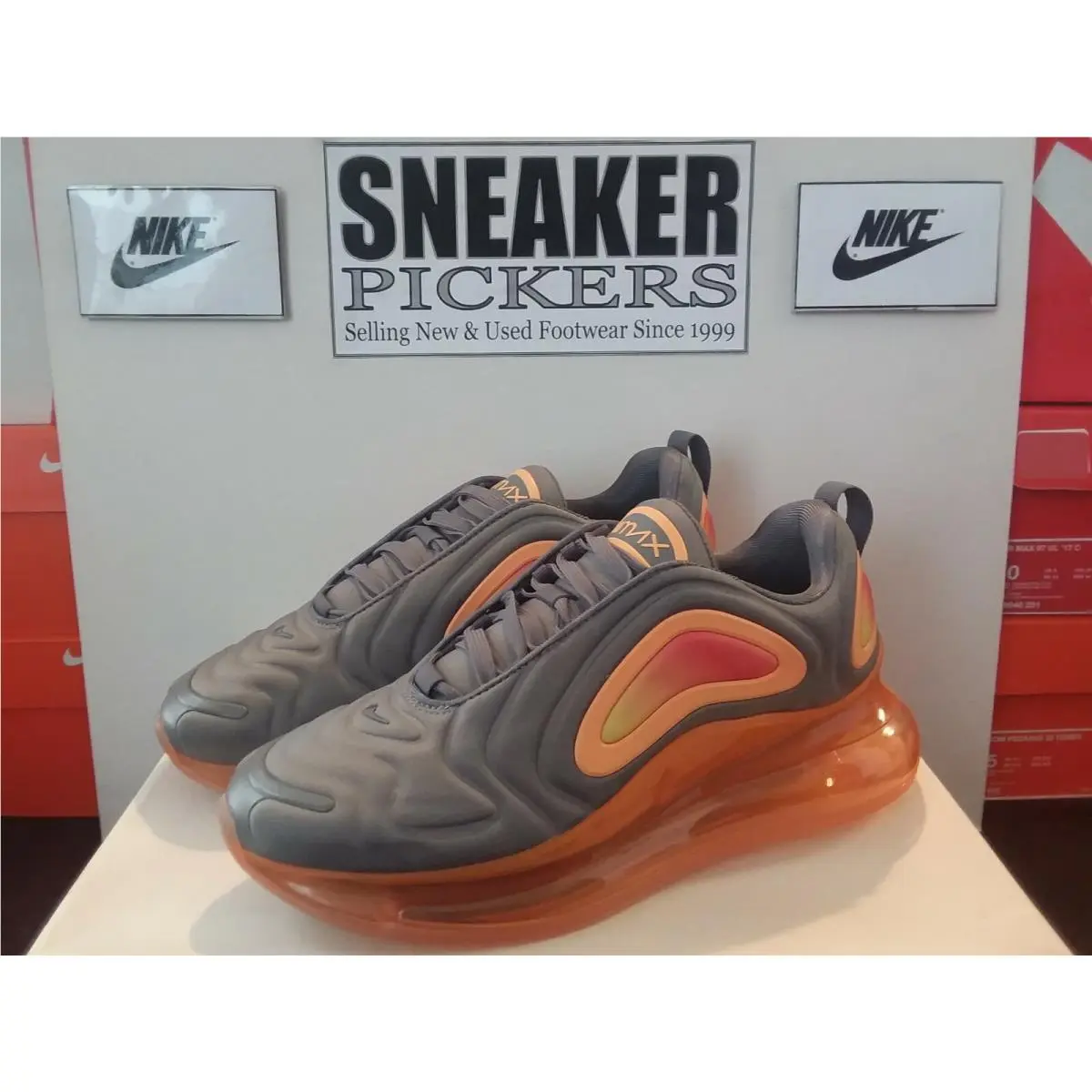 Nike shoes - Nike Air Max 720 GS - Gray (UPC: 192499821997) 2