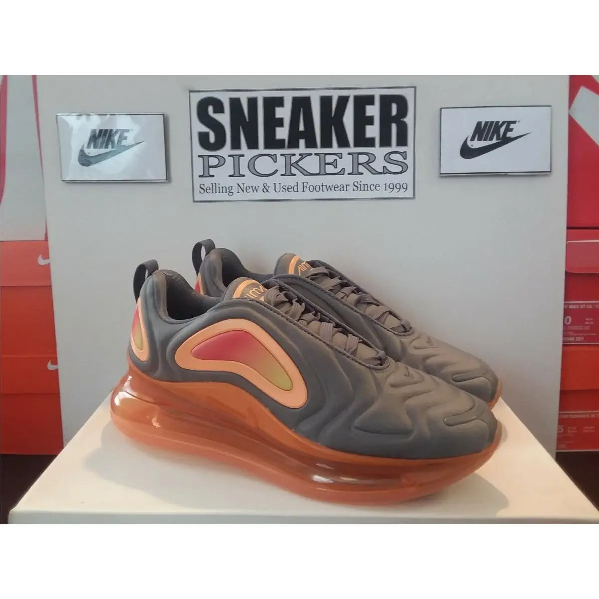 Nike shoes - Nike Air Max 720 GS - Gray (UPC: 192499821997) 4
