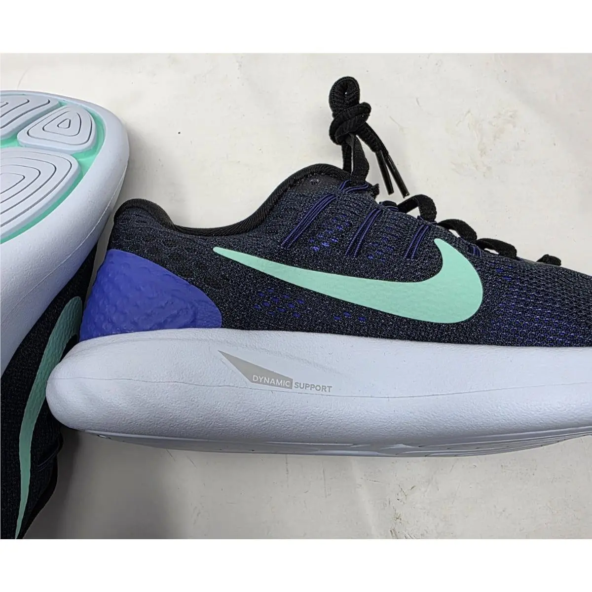 Nike shoes - Nike LunarGlide 8 - LunarGlide - AA8677-500 - Persian Violet/Green Glow 9