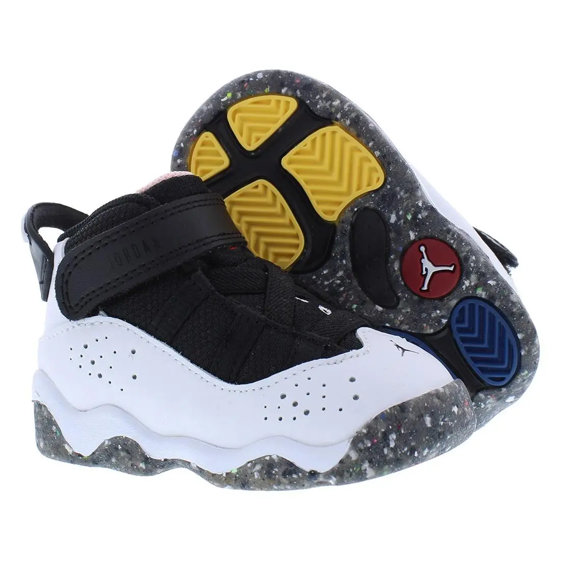 Nike Jordan 6 Rings Infant/toddler Shoes Size 5 Color: White/black/coral Chalk
