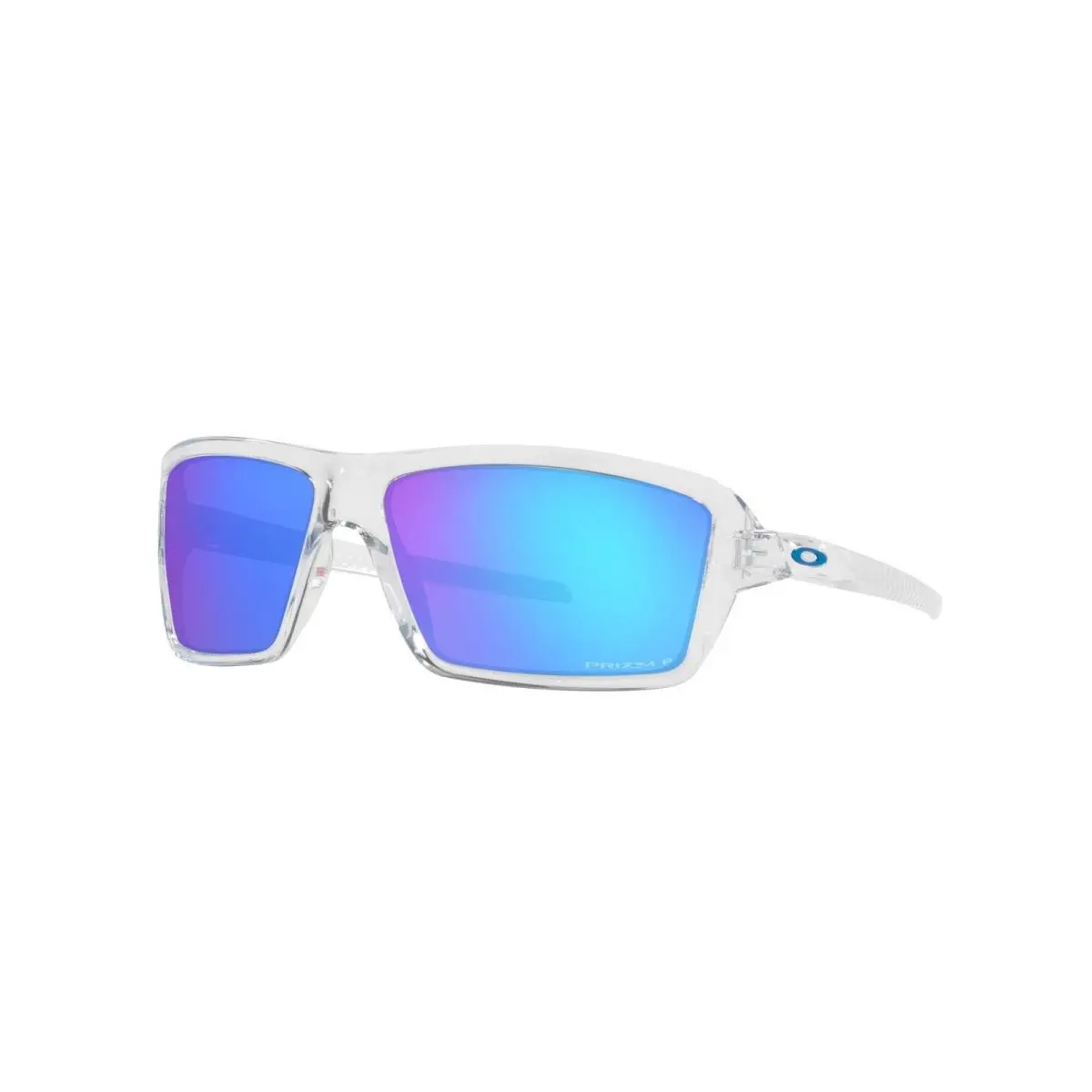 OO9129-05 Mens Oakley Cables Polarized Sunglasses - Frame: Polished Clear, Lens: Prizm Sapphire