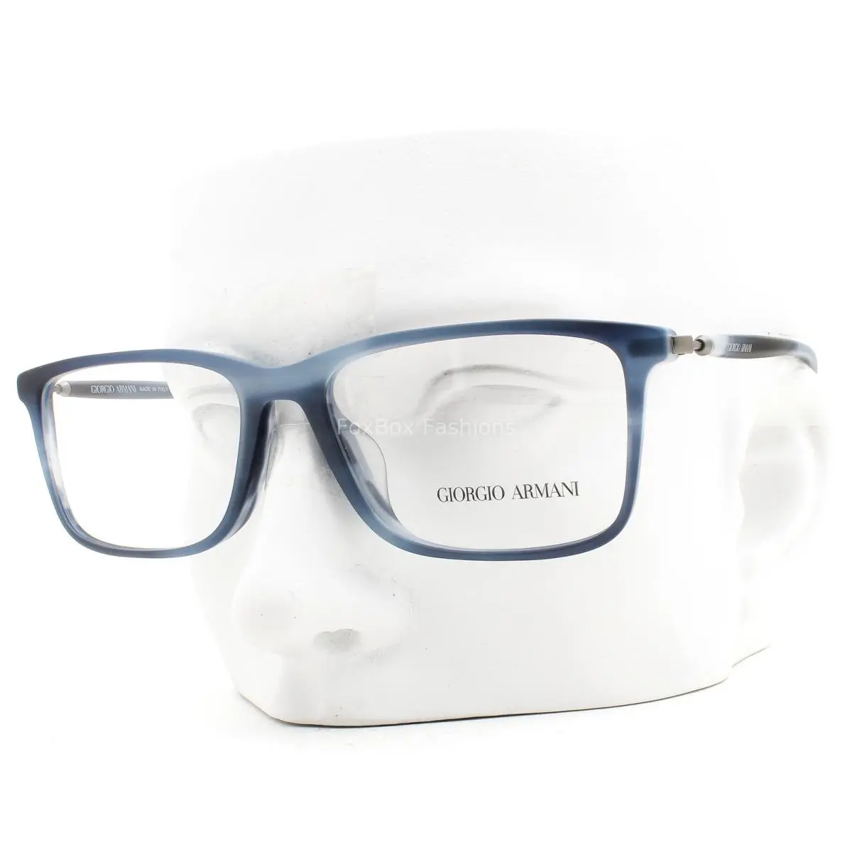 Eyeglasses AR7261F 6165 Matte Blue Stripe W/case Alternative Fit by Giorgio Armani