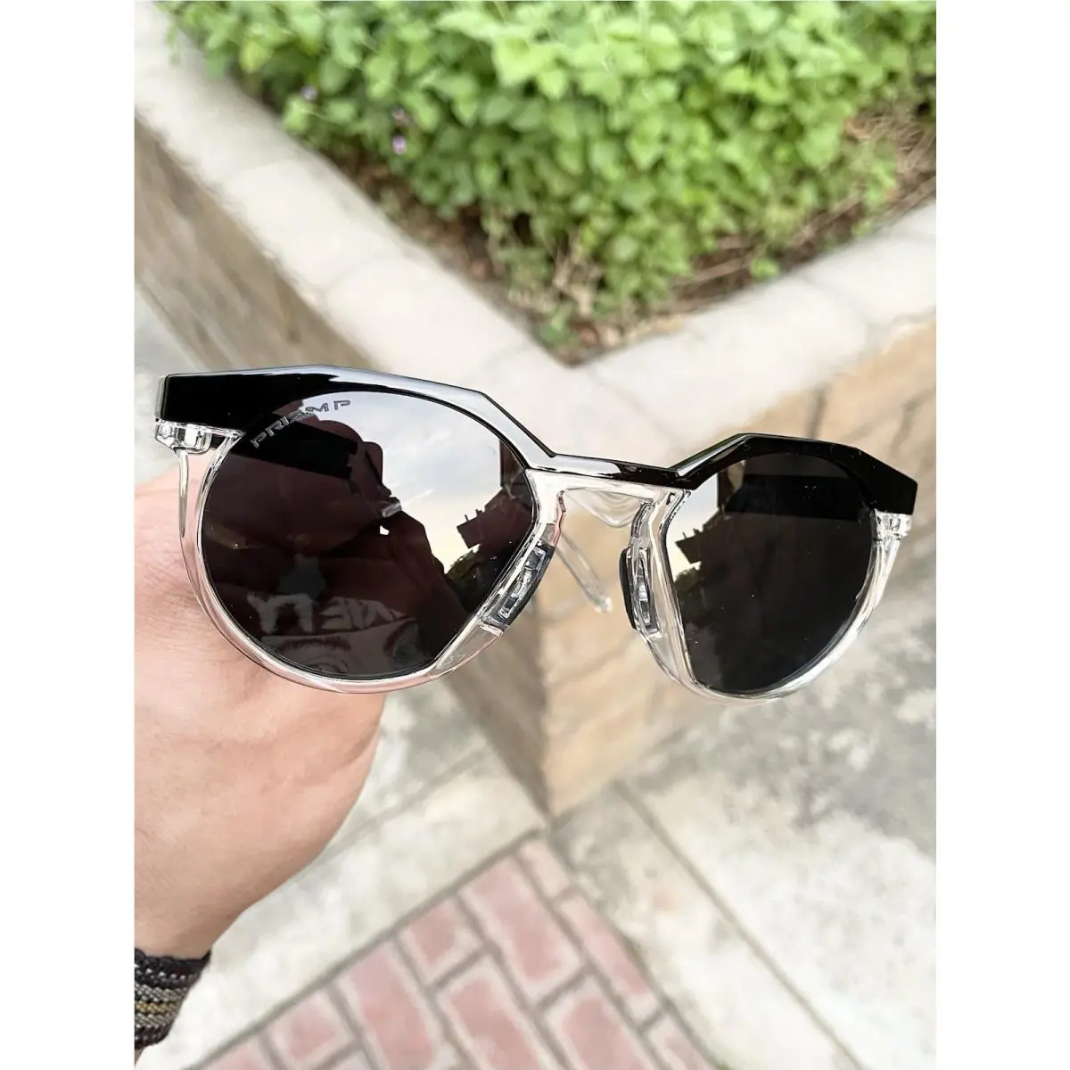 Hstn Prizm Polarized OO9242 9242 Black Clear Size 52/21 by Oakley