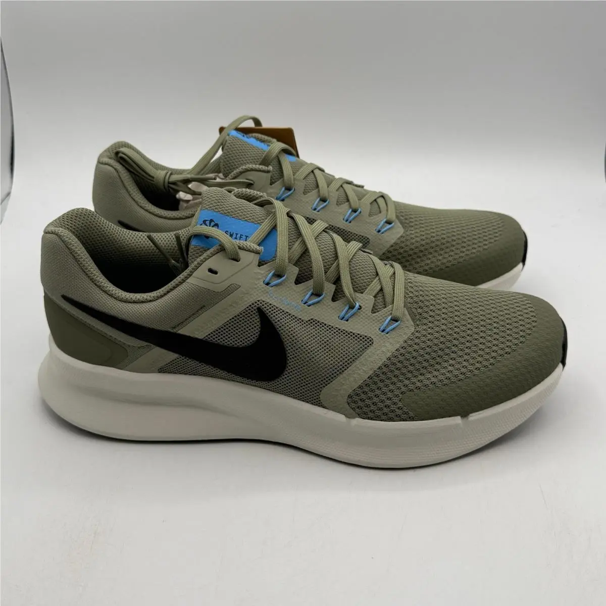 Nike Run Swift 3 Shoes Mens Size 11 Silver Sage Black Running DR2695 300