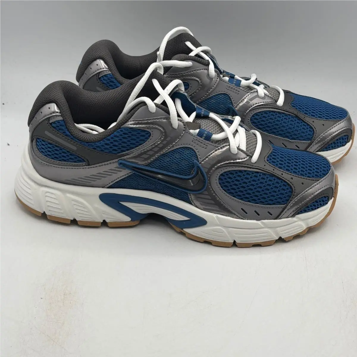 Nike V5 Rnr Shoes Men Size 8.5 Blue Vast Grey Metallic Mesh Running HJ5228-401