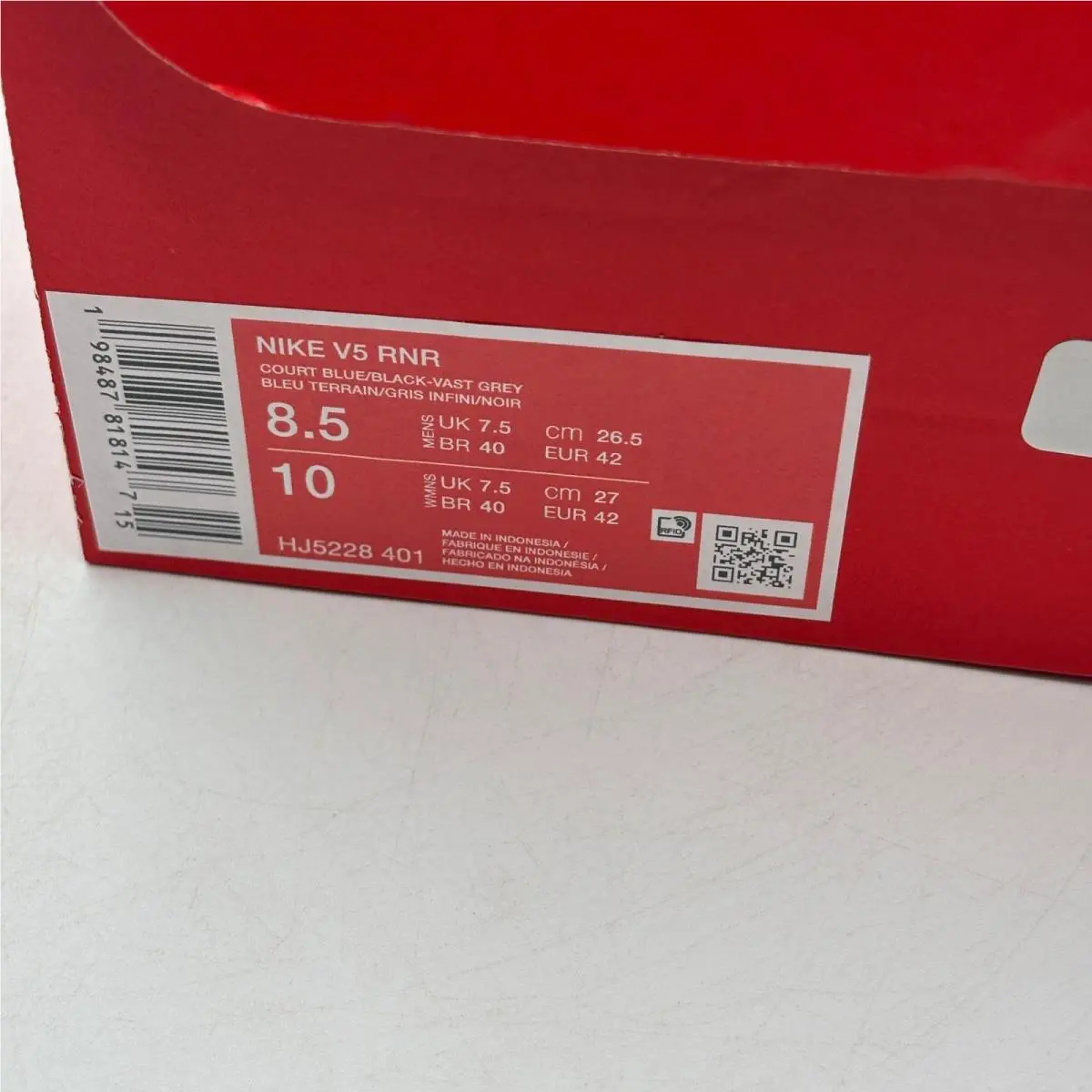 Nike shoes - Nike V5 RNR - RNR - Blue 5