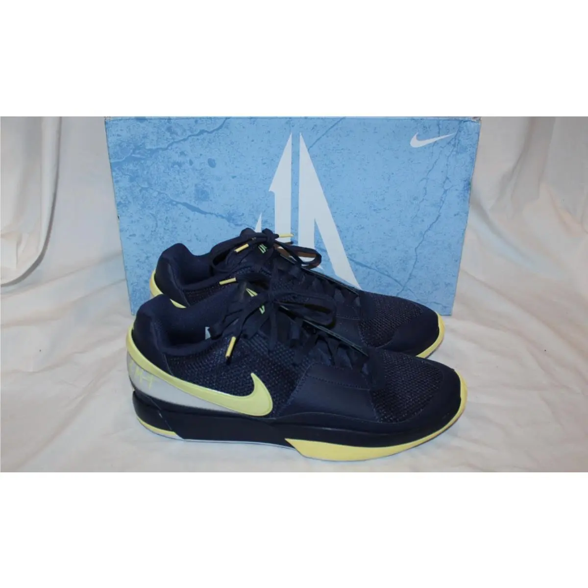 Ja Morant 1 Murray State Midnight Navy Laser Orange FQ4796-402 Men`s 13 by Nike