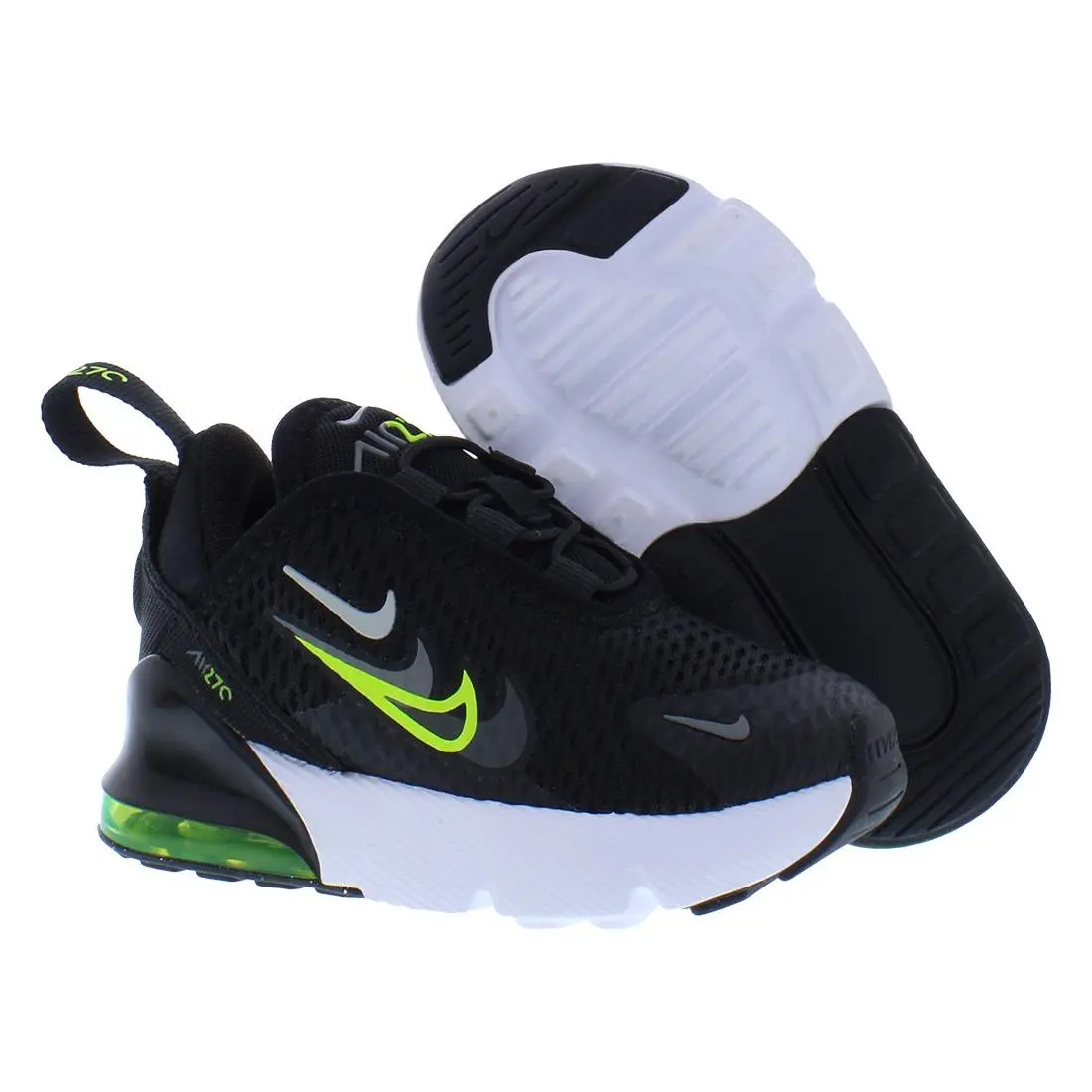 Nike Air Max 270 Infant/toddler Shoes Size 5 Color: Black/smoke