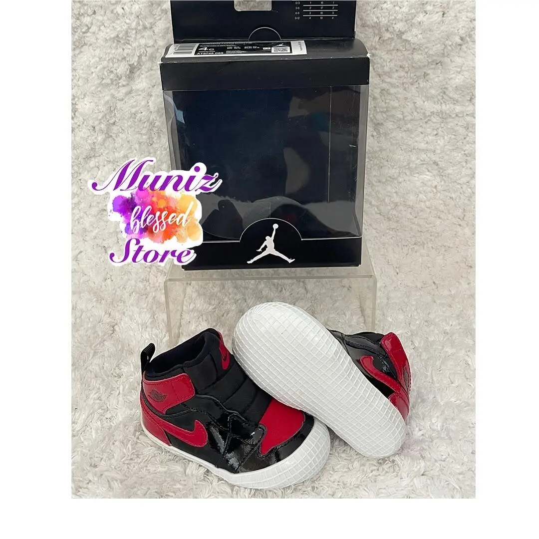 Nike shoes - Jordan 1 - Black/Red 0