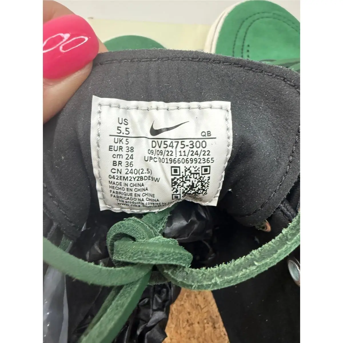 Nike shoes - Nike SB Zoom Stefan Janoski OG+ - Green 1