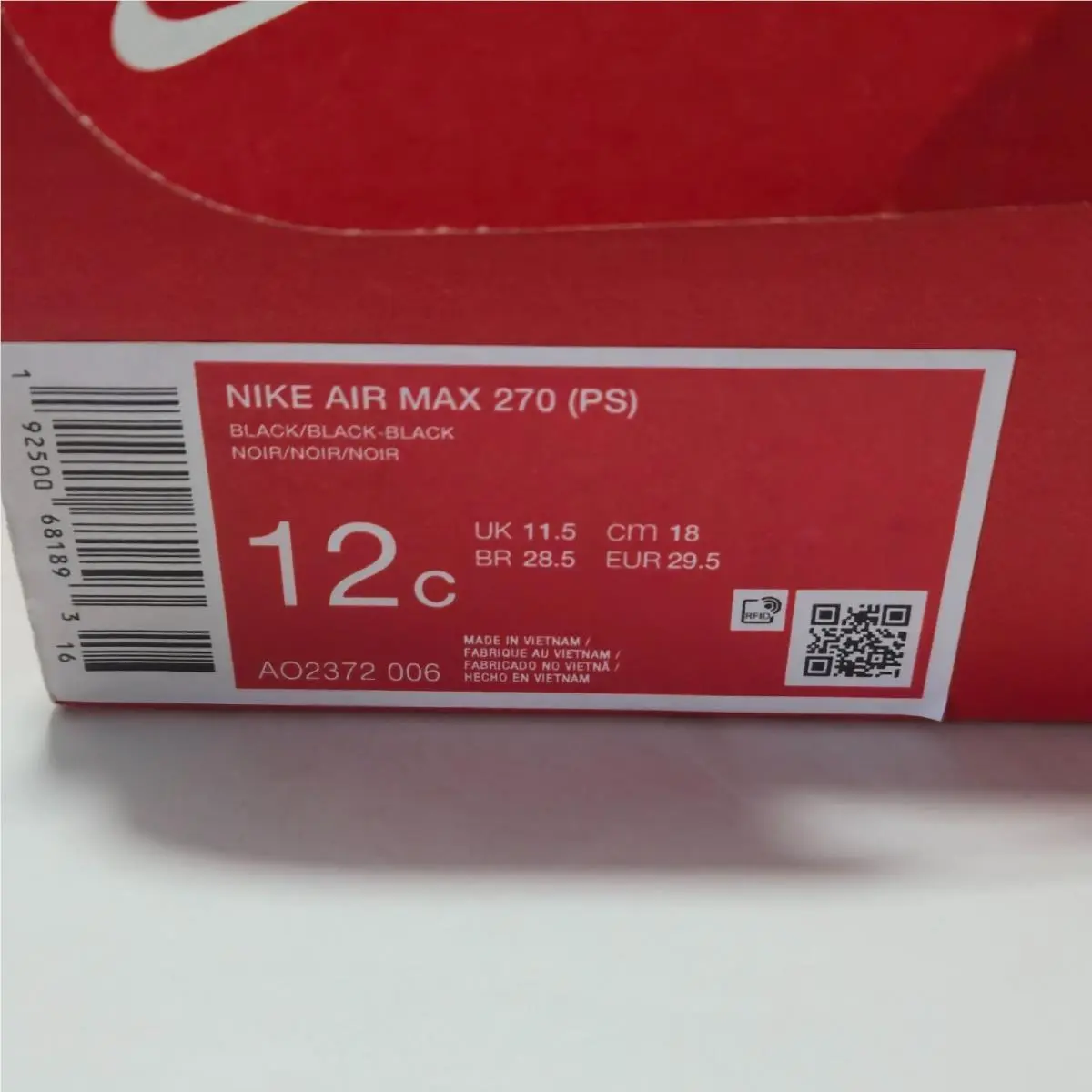 Nike shoes - Nike Air Max 270 - Air Max - Black 1