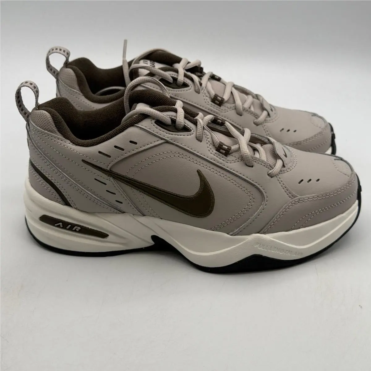 Nike Air Monarch IV Shoes Men Size 8 Moon Particle Dark Hazel 415445-200