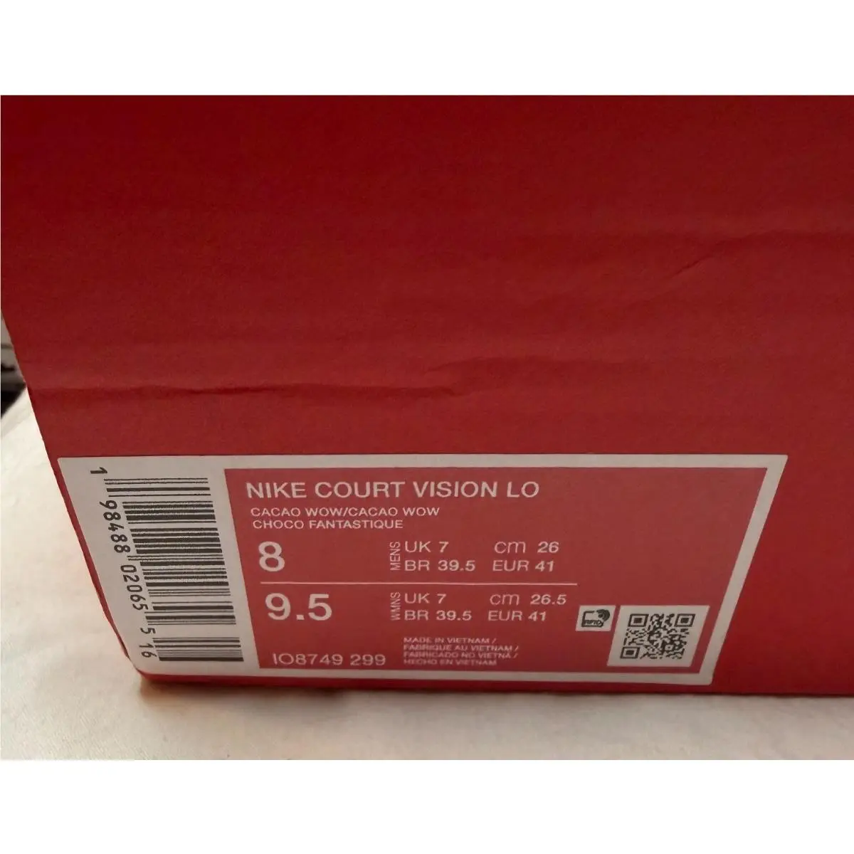 Nike shoes - Nike Court Vision - Court Vision - IO8749-299 - Brown (UPC: 198488020655) 4
