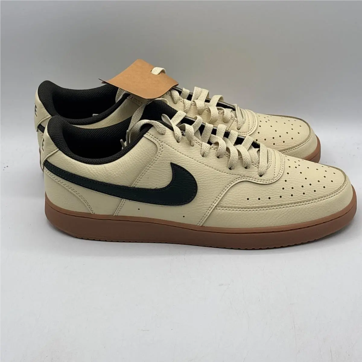 Nike Court Vision Lo Mens 13 Khaki Sequoia Gum Brown HV4506-200