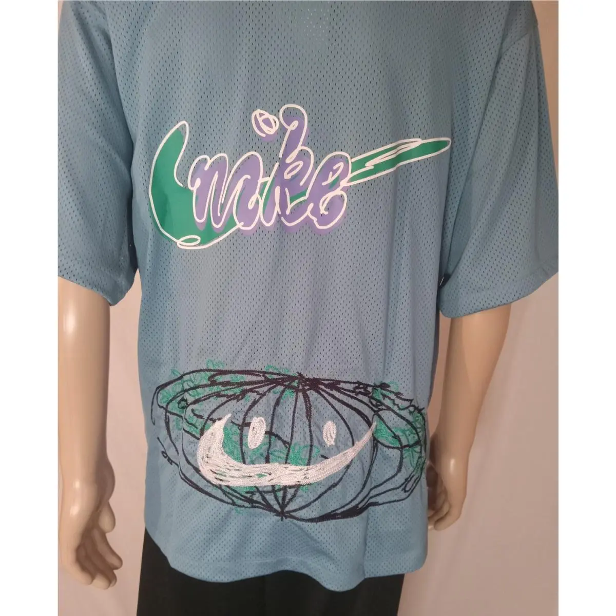 Nike clothing - Nike Resort Top - Resort Top - DZ3078-424 - Arctic Blue (UPC: 196153036246) 3