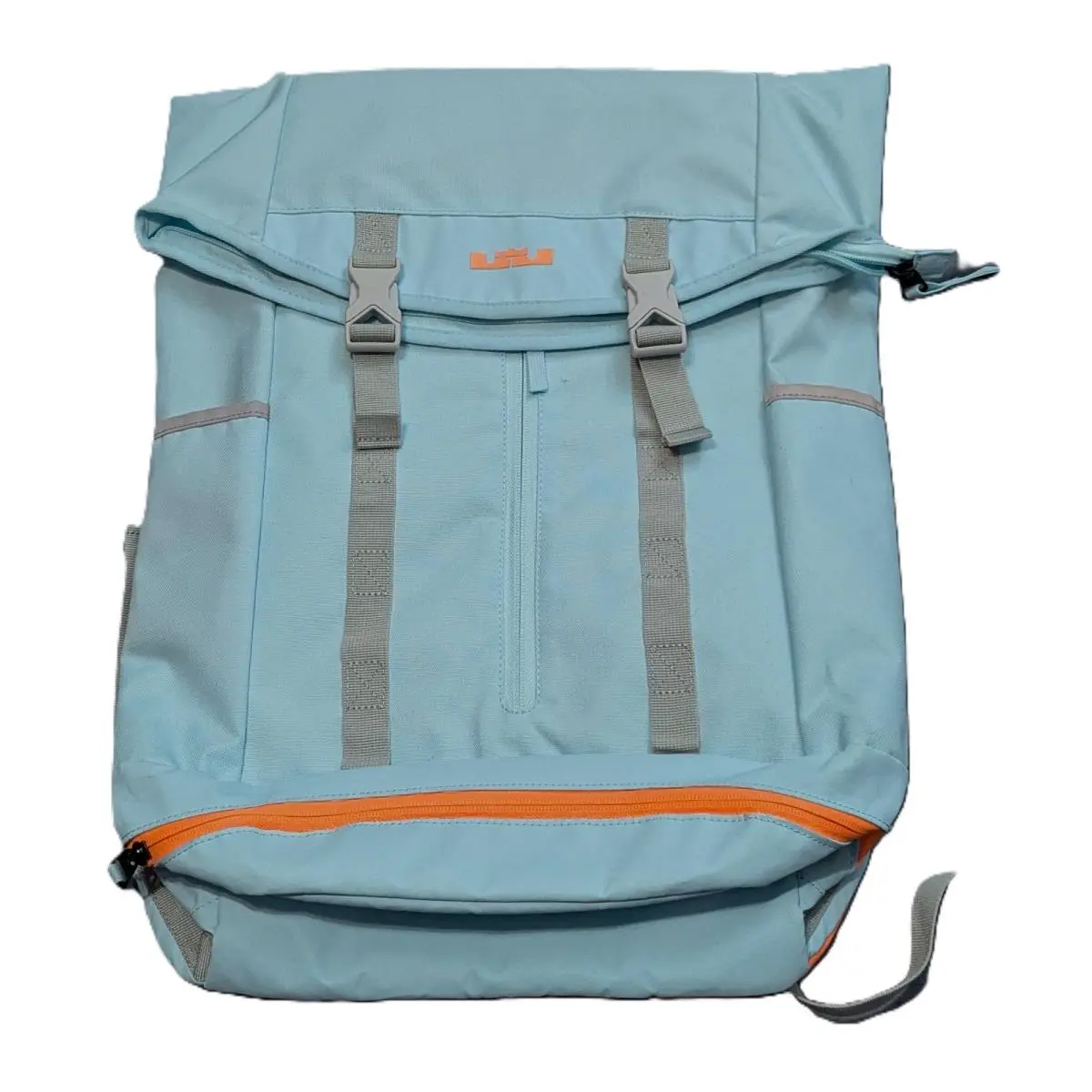 Nike Lebron Iron Ambassador Backpack Glacier Ice Atomic Orange BA4750-498