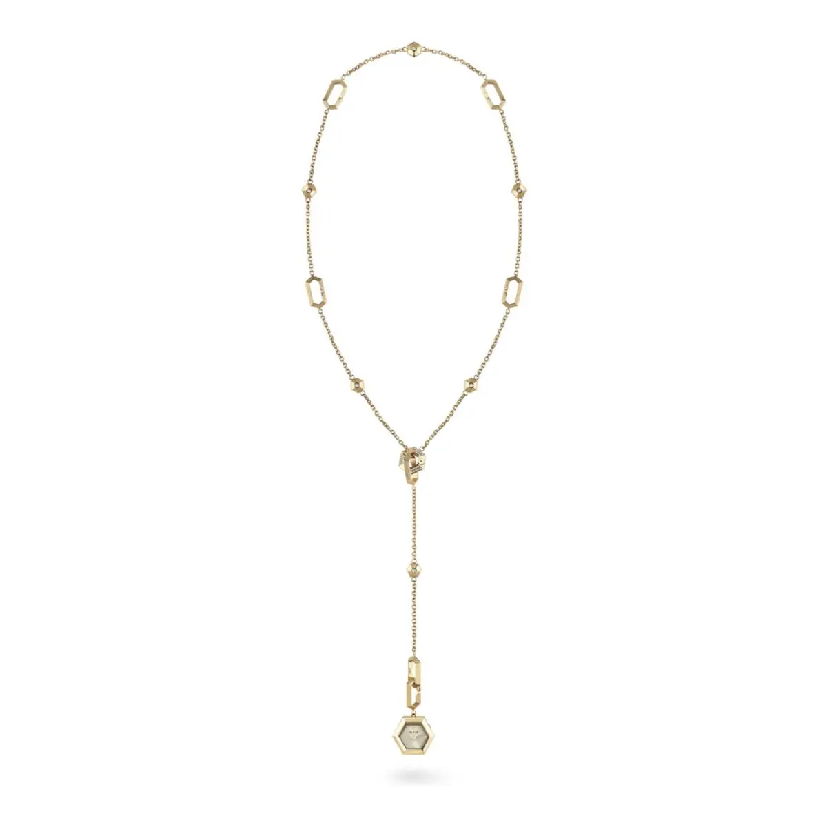 Womens Gold 28mm Necklace Fashion Watch by Philipp Plein