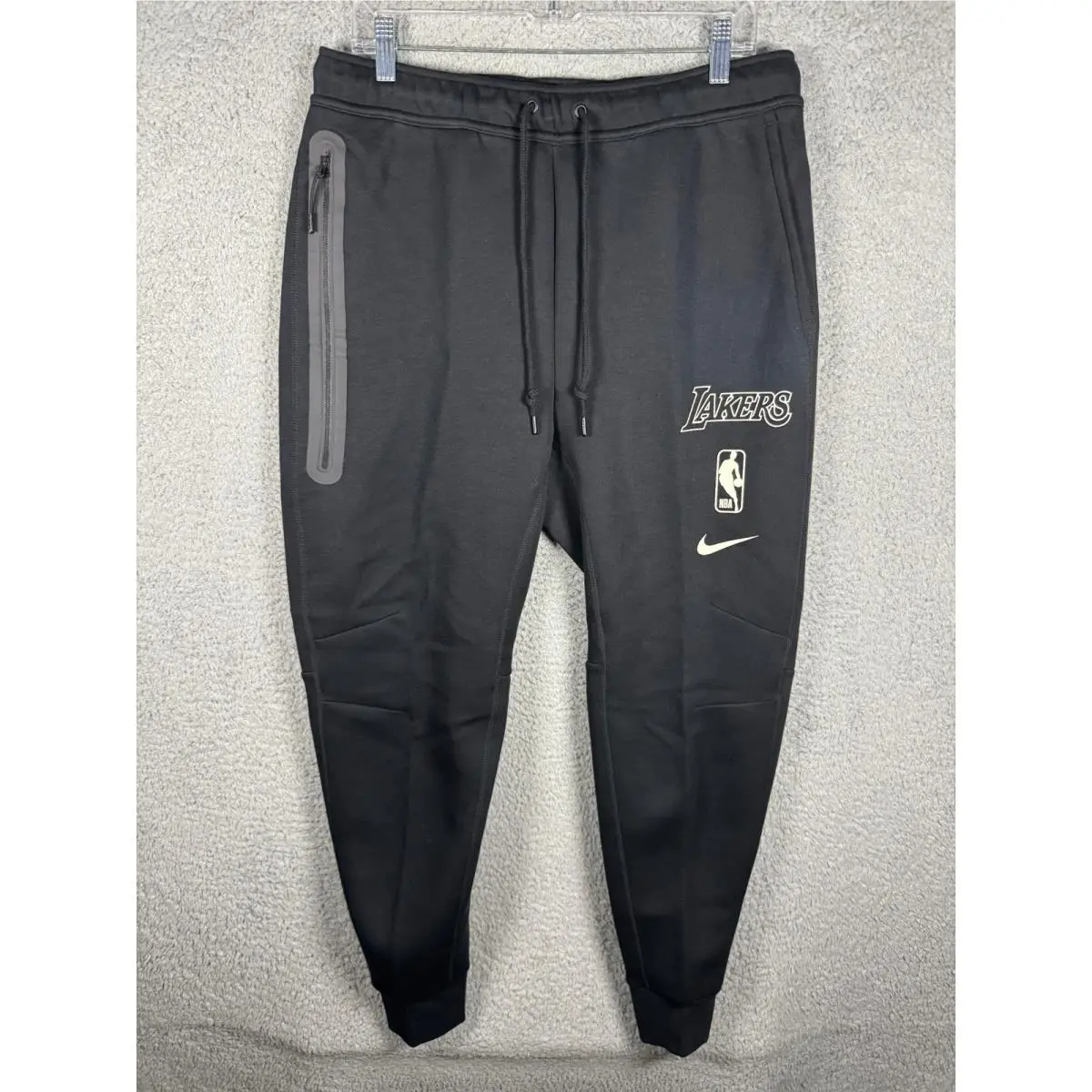 Nike Nba Los Angeles Lakers Tech Fleece Joggers Black Mens Large FQ2867-010