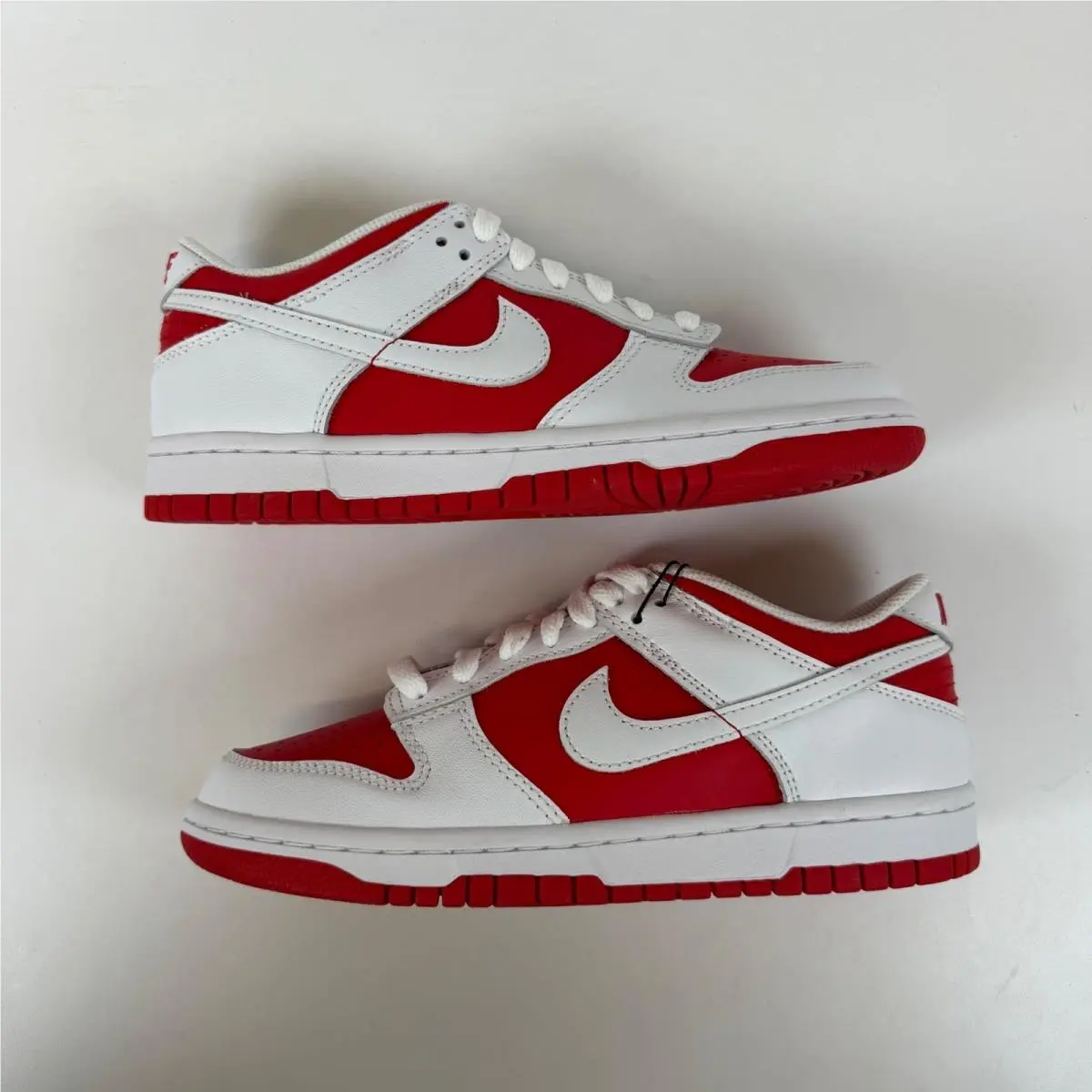 Nike shoes - Nike Dunk Low GS White University Red - White 0