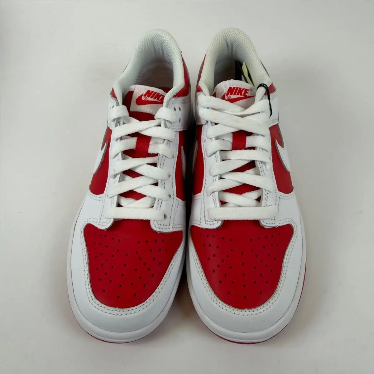 Nike shoes - Nike Dunk Low GS White University Red - White 2