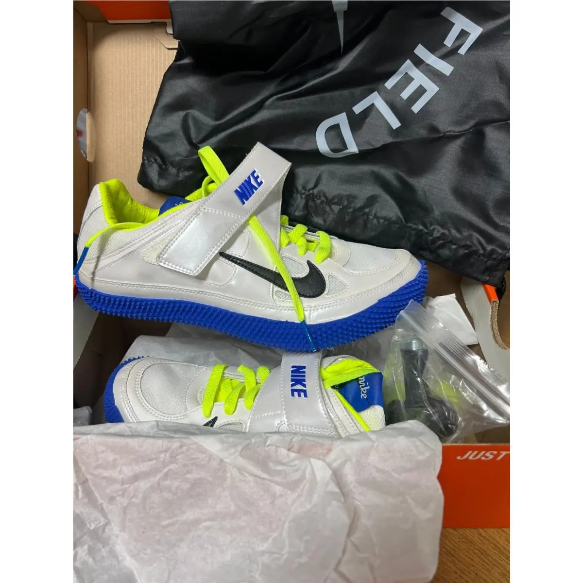 Zoom HJ 3 White/black-treasure Blue-volt Mens 7.5 Womens 9 W/bag Tool Kit by Nike