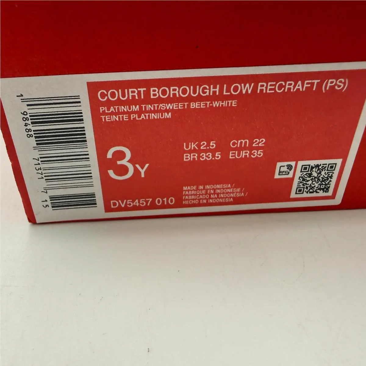 Nike shoes - Court Borough Low Recraft (PS) - White 0