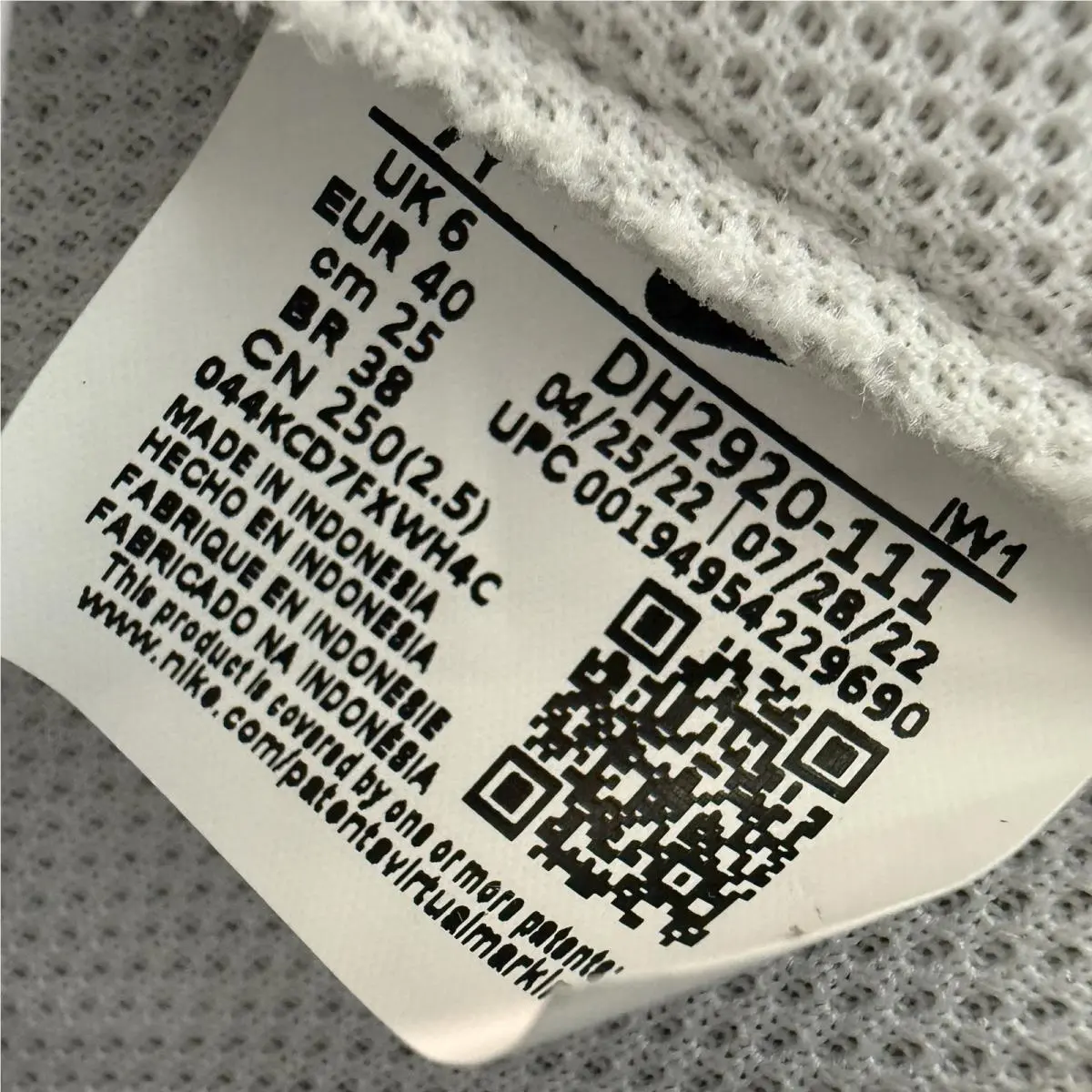 Nike shoes - Nike Air Force 1 - Air Force - FV5951-111 - White (UPC: 196975923694) 8