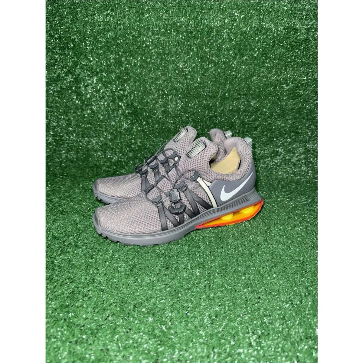 Nike shoes - Nike Shox - Shox - AQ8554700 - Gunsmoke Gray, Manufacturer: Metallic Gold/Metallic Gold 2