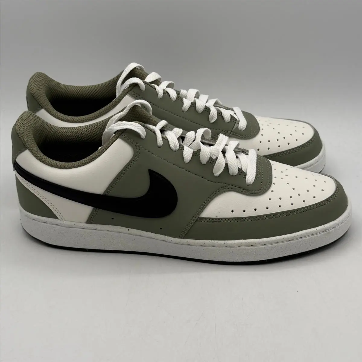 Nike Court Vision Lo P Nbk Shoes Mens Size 10 White Sage Lifestyle IM0459-104