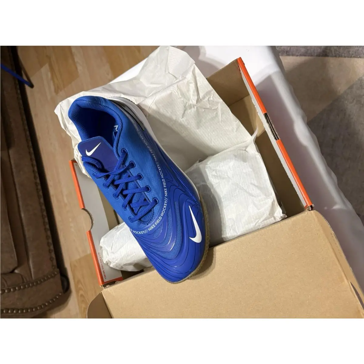 Vapor Drive Field Hockey-unisex av6634-410Royal Blue Gum Sole M9.5 W11 by Nike