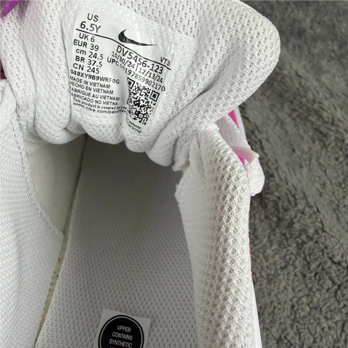 Nike shoes - Nike Court Borough - Court Borough - White / Laser Fuchsia / Pink 2